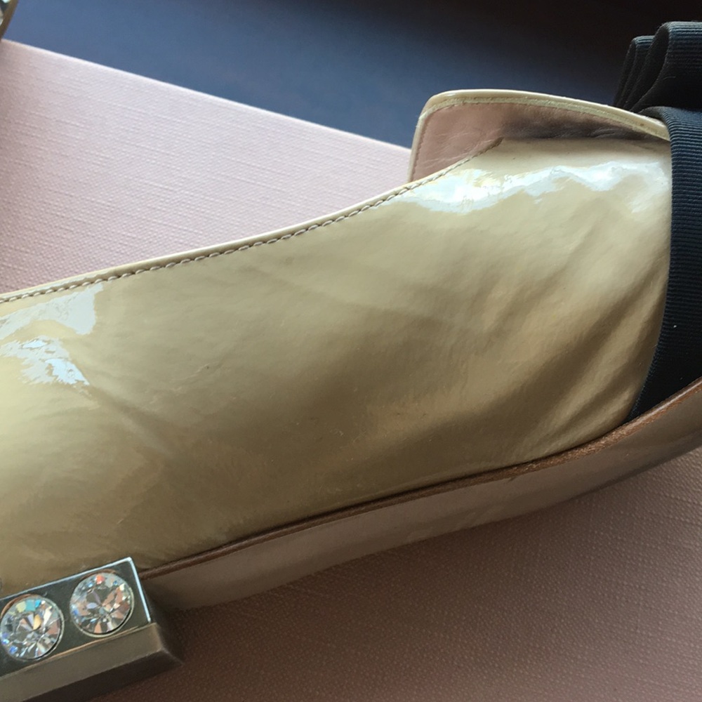 Miu Miu Crystal Bow Flats - image 6